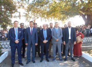 Στις εκδηλώσεις εορτασμού της επετείου της 28ης Οκτωβρίου 1940 στο Δομοκό ο Πρόεδρος του Κ.Κ.Π. Περιφέρειας Στερεάς Ελλάδας